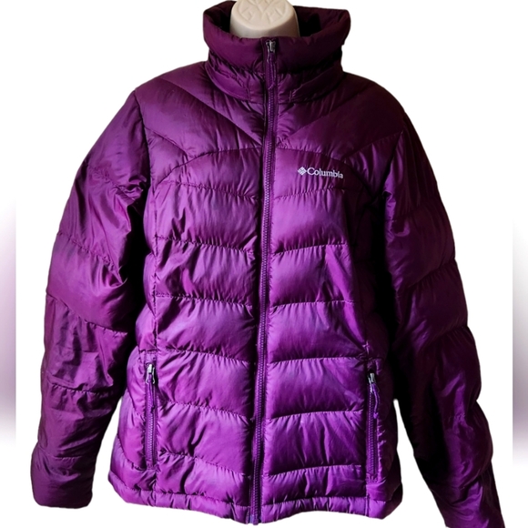 Columbia Jackets & Blazers - Columbia Coat Jacket Packable Puffer Down Feather 550 Purple Lightweight M